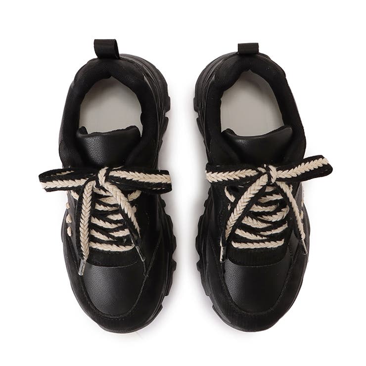 厚底 ダッドスニーカー ボリュームスニーカー | レースレディース  | 詳細画像15 