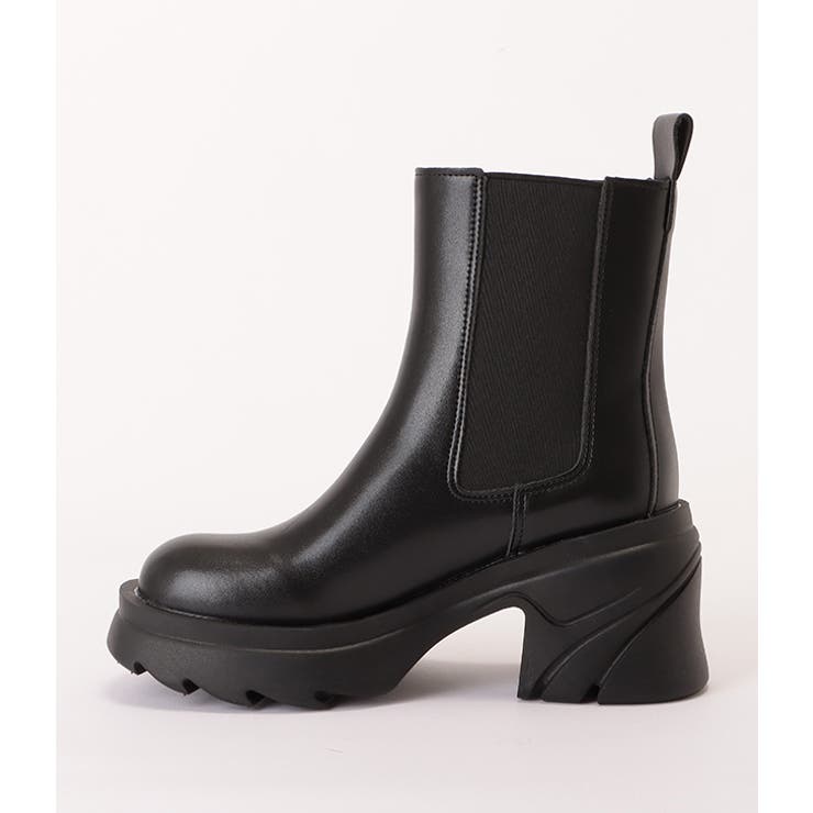 サイドゴア 厚底 ショートブーツ | レースレディース  | 詳細画像18 