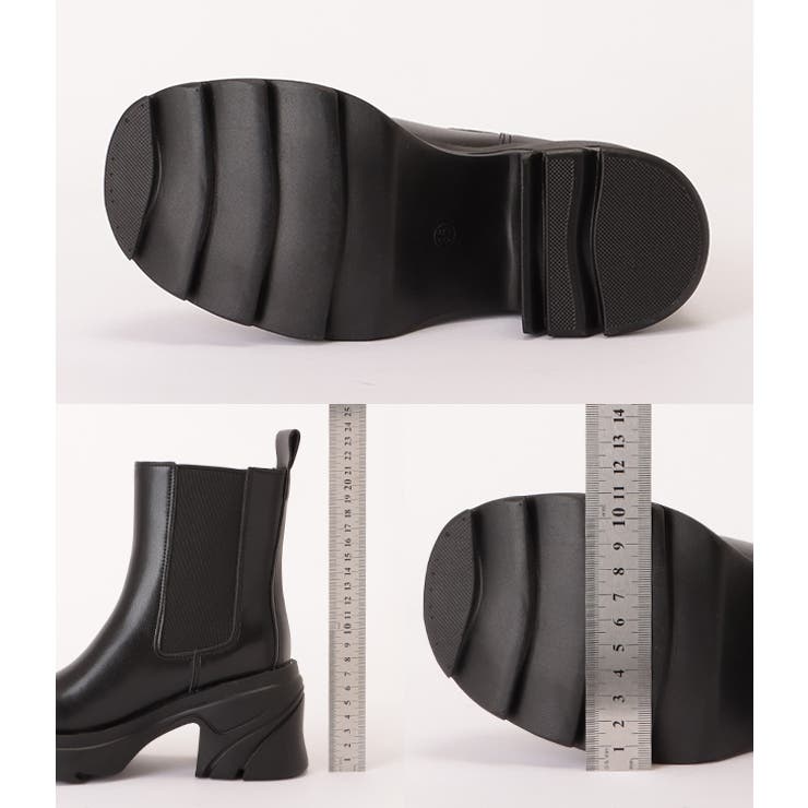 サイドゴア 厚底 ショートブーツ | レースレディース  | 詳細画像20 