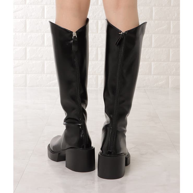 チャンキーヒール ウエスタン ロングブーツ | レースレディース  | 詳細画像7 