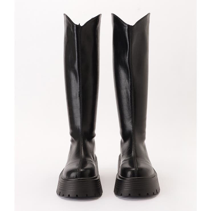 ボリュームソール ウエスタン ロングブーツ | レースレディース  | 詳細画像13 