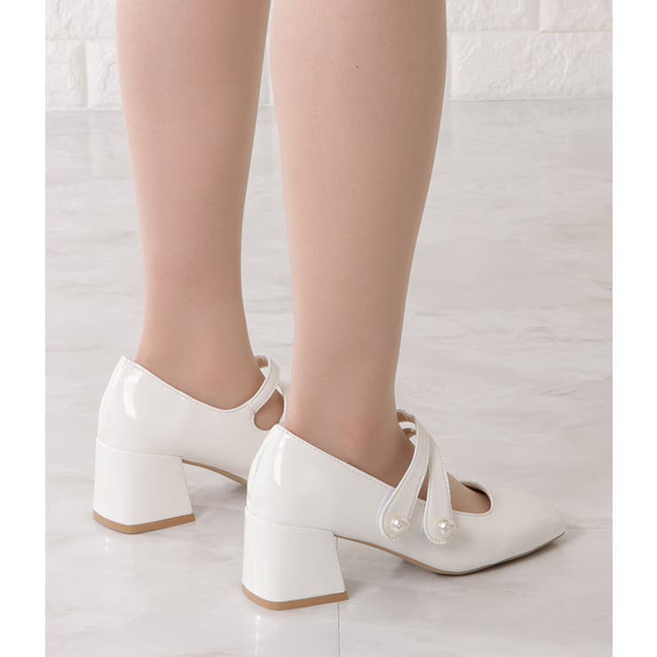 ダブルストラップ エナメル パンプス | レースレディース  | 詳細画像13 