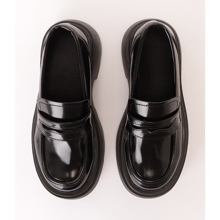 厚底 エナメル コインローファー | レースレディース  | 詳細画像16 