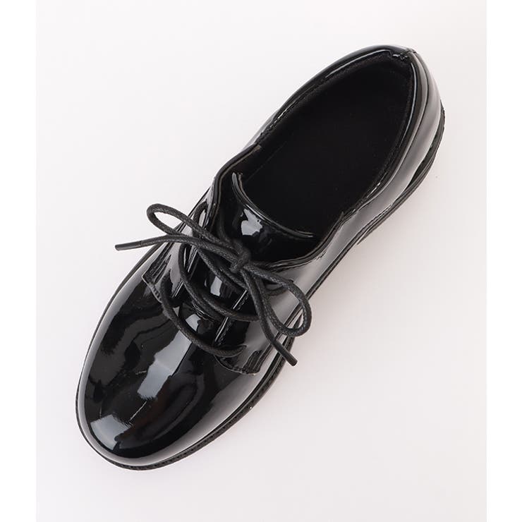 厚底 レースアップシューズ ドレスシューズ[品番：LCLW0003846