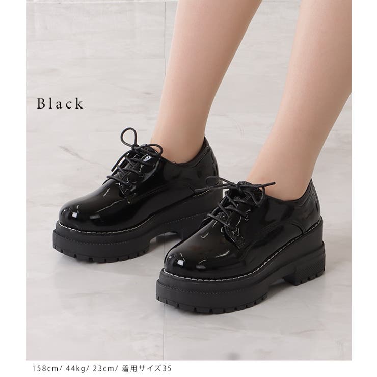 enfold エンフォルド 厚底レースアップシューズ ENFOLD - ENFOLD / エンフォルド | ボリュームソール レースアップ