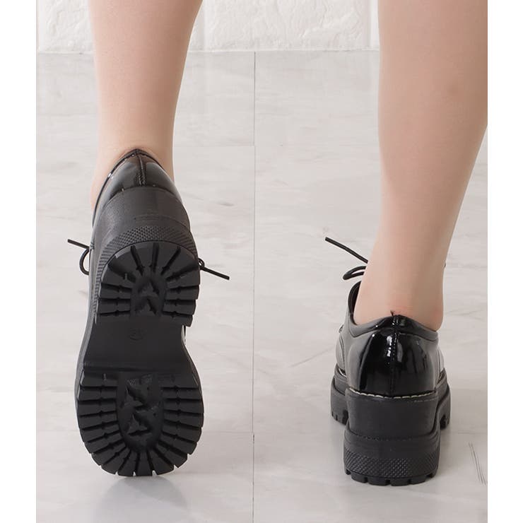 Eytsy 厚底レースアップシューズ　サイズ39 LibertyDoll レースアップシューズ レディース 厚底 大きい