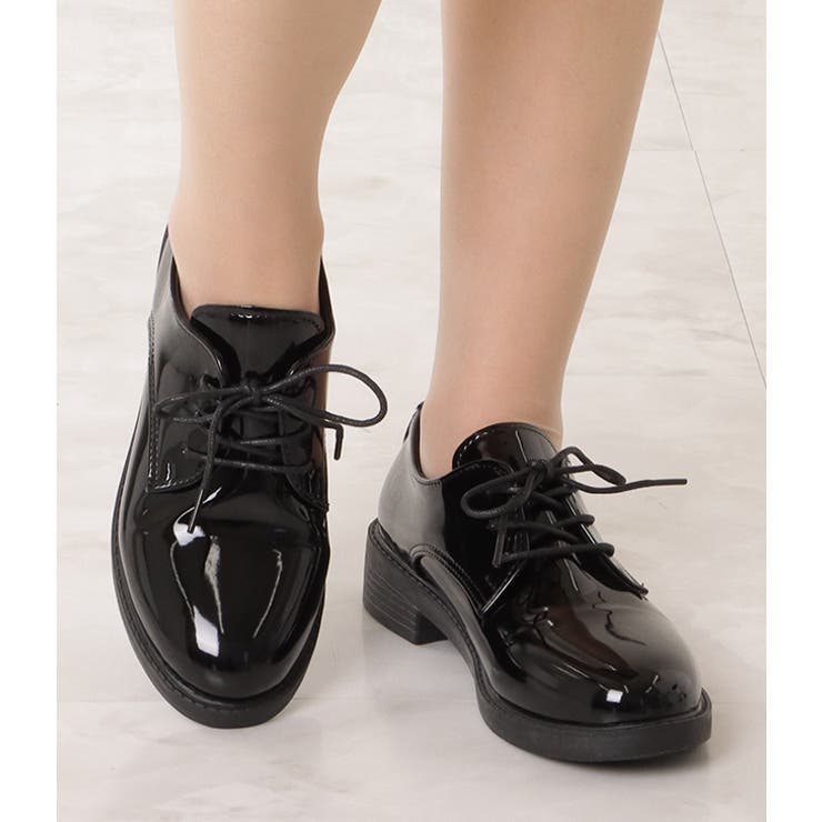 ローヒール ドレスシューズ レースアップ[品番：LCLW0003853]｜レース