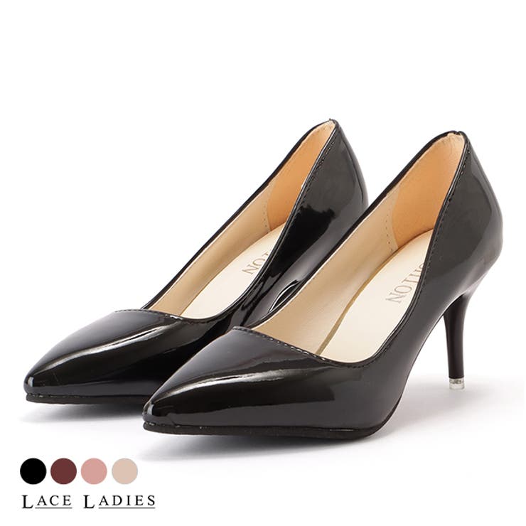 ポインテッドピンヒールパンプス 女性 レディース | レースレディース  | 詳細画像1 