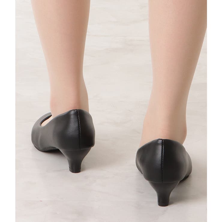 【選べるヒール3タイプ】ポインテッドプレーンピンヒールパンプス 女性 レディース | レースレディース  | 詳細画像5 