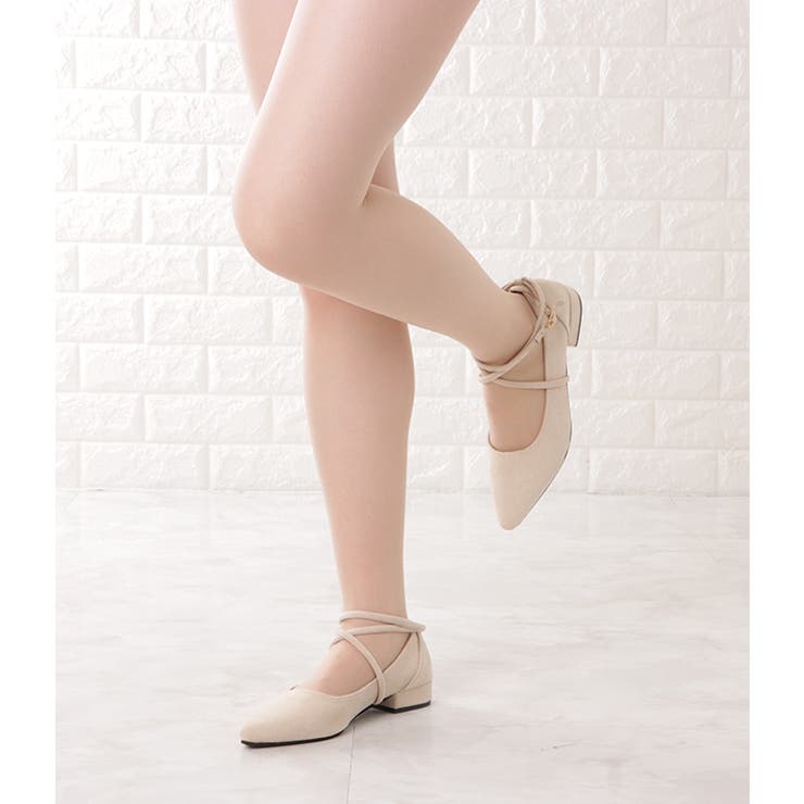 スエード調ポインテッドストラップパンプス 女性 レディース | レースレディース  | 詳細画像11 