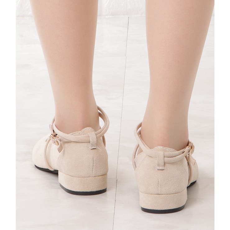 スエード調ポインテッドストラップパンプス 女性 レディース | レースレディース  | 詳細画像12 