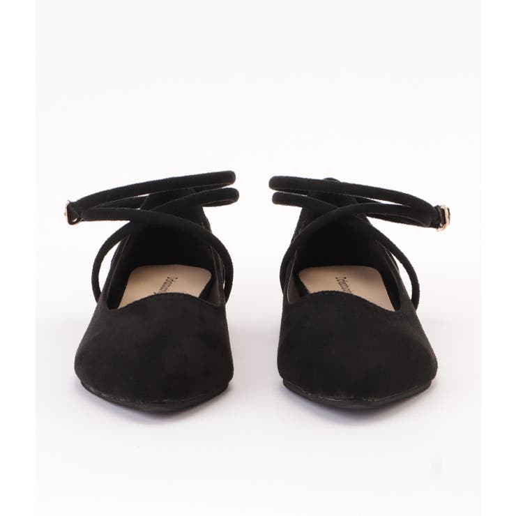 スエード調ポインテッドストラップパンプス 女性 レディース | レースレディース  | 詳細画像15 