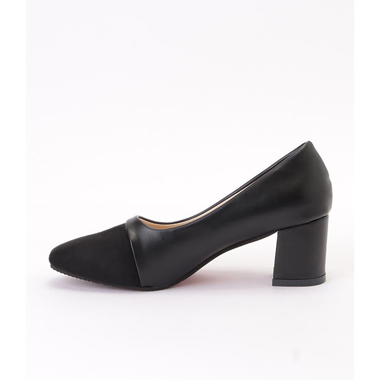 バイカラーレザーラウンドチャンキーパンプス レディース 女性 | レースレディース  | 詳細画像18 