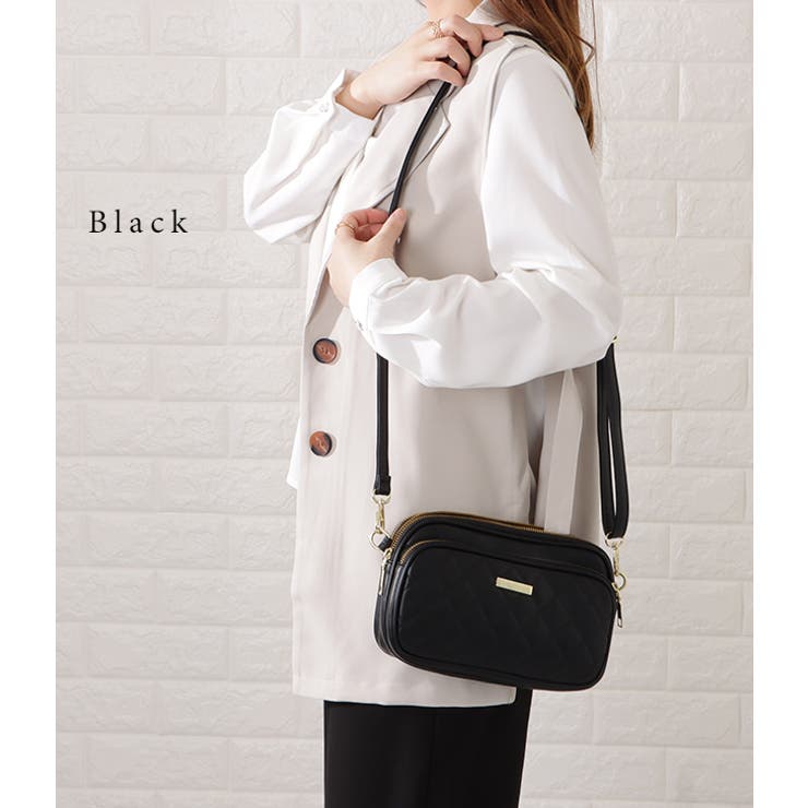 3ポケットキルティングショルダーバッグ レディース 女性 | レースレディース  | 詳細画像3