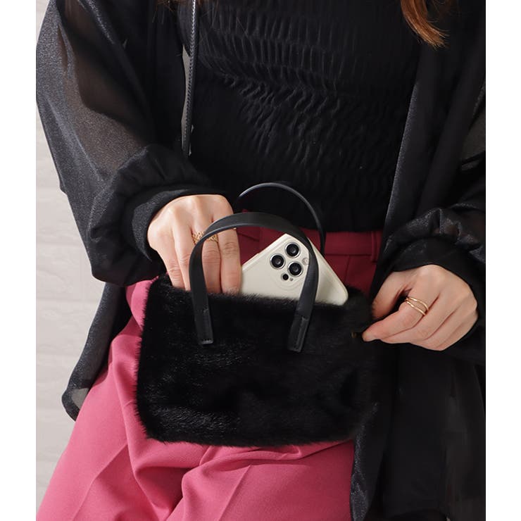 ミックスツイードスタッズ付き2WAYショルダーバッグ レディース 女性 | レースレディース  | 詳細画像5 