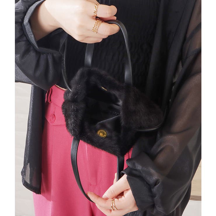 ミックスツイードスタッズ付き2WAYショルダーバッグ レディース 女性 | レースレディース  | 詳細画像6 