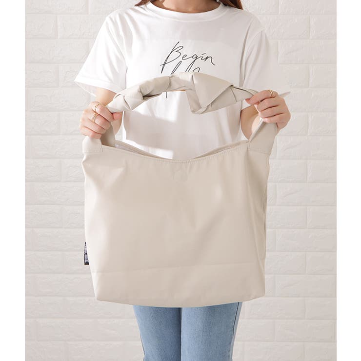 ワンカラーむすびハンドルベーシックトートバッグ レディース 女性 | レースレディース  | 詳細画像17