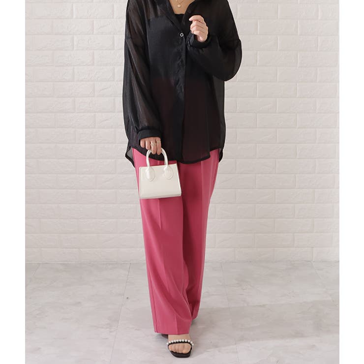 レザー調コンパクトスクエアショルダーバッグ レディース 女性 | レースレディース  | 詳細画像15 