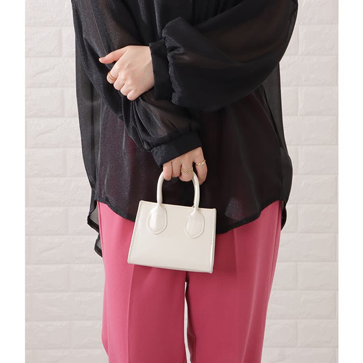 レザー調コンパクトスクエアショルダーバッグ レディース 女性 | レースレディース  | 詳細画像18 