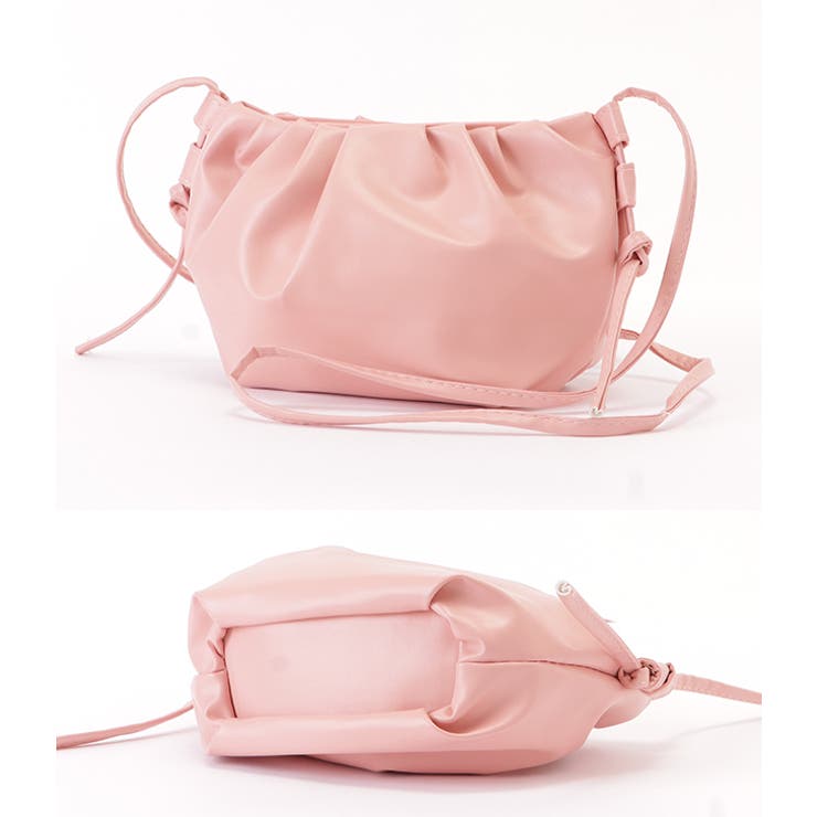 レザー調ギャザーショルダーバッグ レディース 女性 | レースレディース  | 詳細画像19 