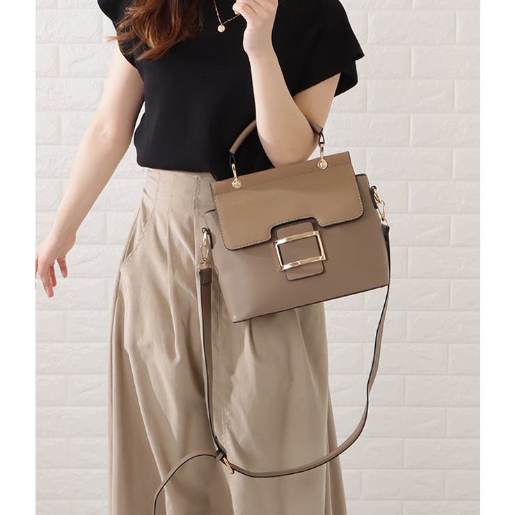 ダブルレザー2WAYスクエアショルダーバッグ レディース 女性 | レースレディース  | 詳細画像9