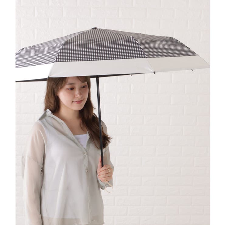 ツートーン晴雨兼用折りたたみ傘 レディース アンブレラ | レースレディース  | 詳細画像19 