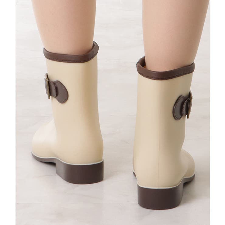 バイカラーショートフラットレインブーツ 女性 レディース | レースレディース  | 詳細画像10 