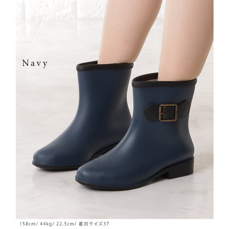 バイカラーショートフラットレインブーツ 女性 レディース | レースレディース  | 詳細画像12 