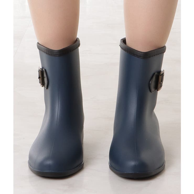 バイカラーショートフラットレインブーツ 女性 レディース | レースレディース  | 詳細画像14 