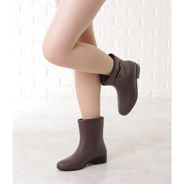 バイカラーショートフラットレインブーツ 女性 レディース | レースレディース  | 詳細画像7 