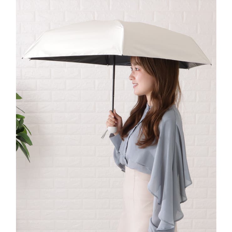 晴雨兼用コンパクトミニマル折りたたみ傘 レディース アンブレラ | レースレディース  | 詳細画像10 