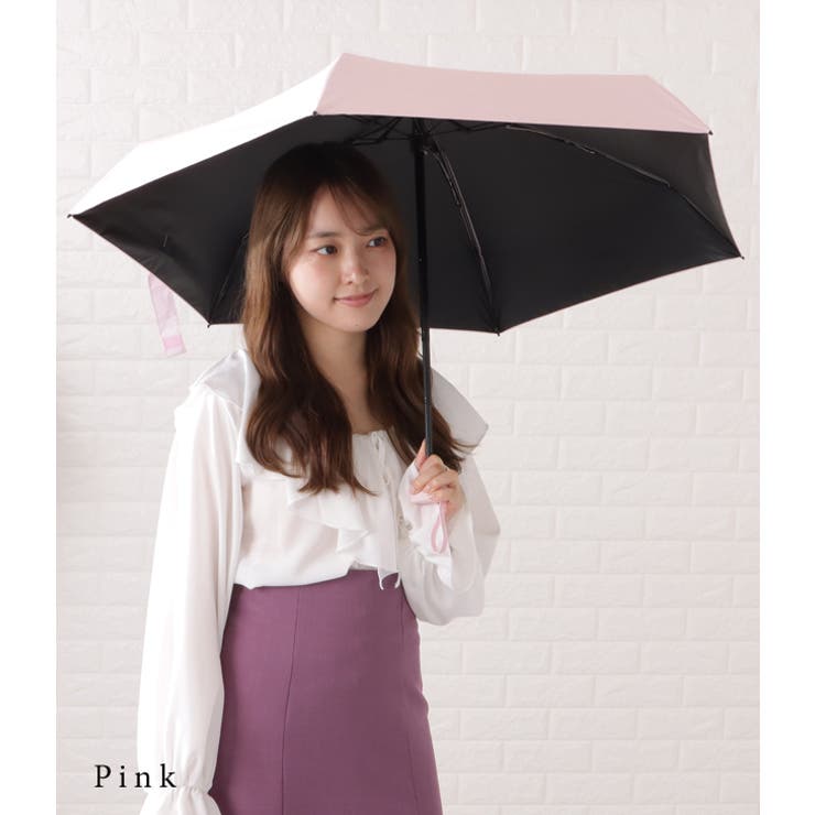 晴雨兼用軽量コンパクトミニマル折りたたみ傘 レディース アンブレラ | レースレディース  | 詳細画像10 
