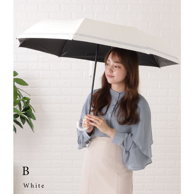 晴雨兼用U型折りたたみ傘 レディース アンブレラ | レースレディース  | 詳細画像8 