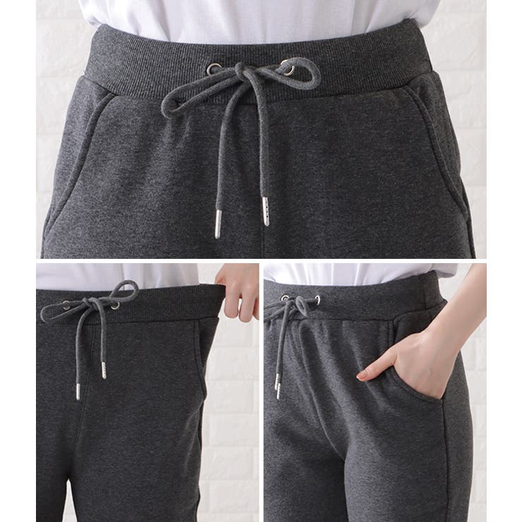 裏起毛スウェットイージーパンツ 女性 レディース | レースレディース  | 詳細画像18 