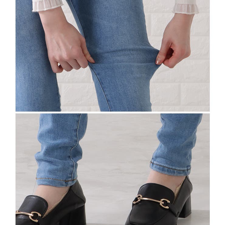 ハイウエストスキニーデニムボタンパンツ 女性 レディース | レースレディース  | 詳細画像19 