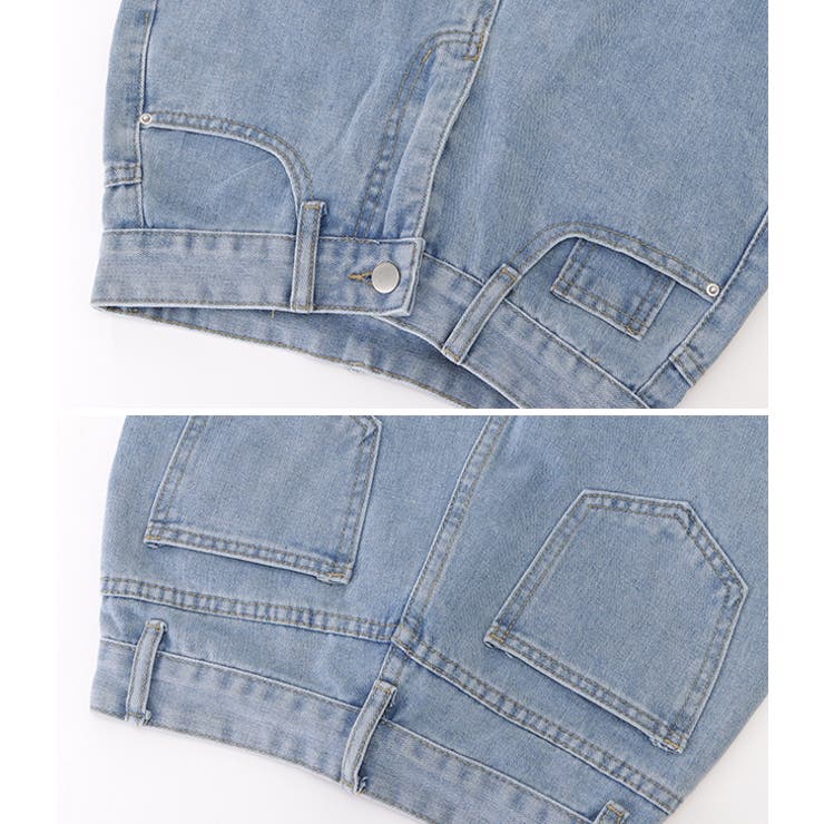 サルエル風シルエットデニムパンツ 女性 レディース | レースレディース  | 詳細画像14 