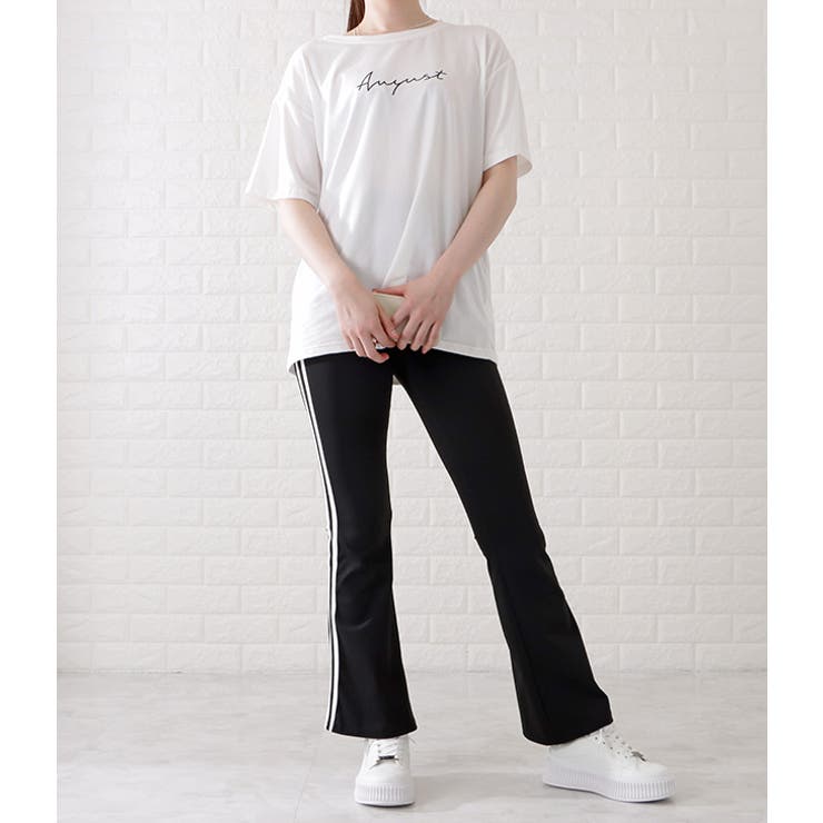 Tiara パンツ サイドベンツフレアパンツ レディース : ZOZOTOWN