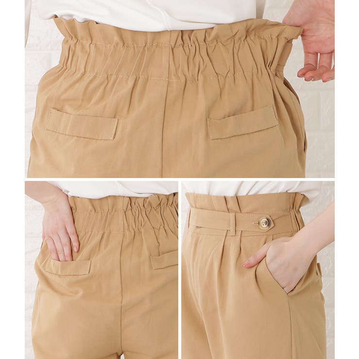 ハイウエストベルト付きクロップドパンツ 女性 レディース | レースレディース  | 詳細画像18 