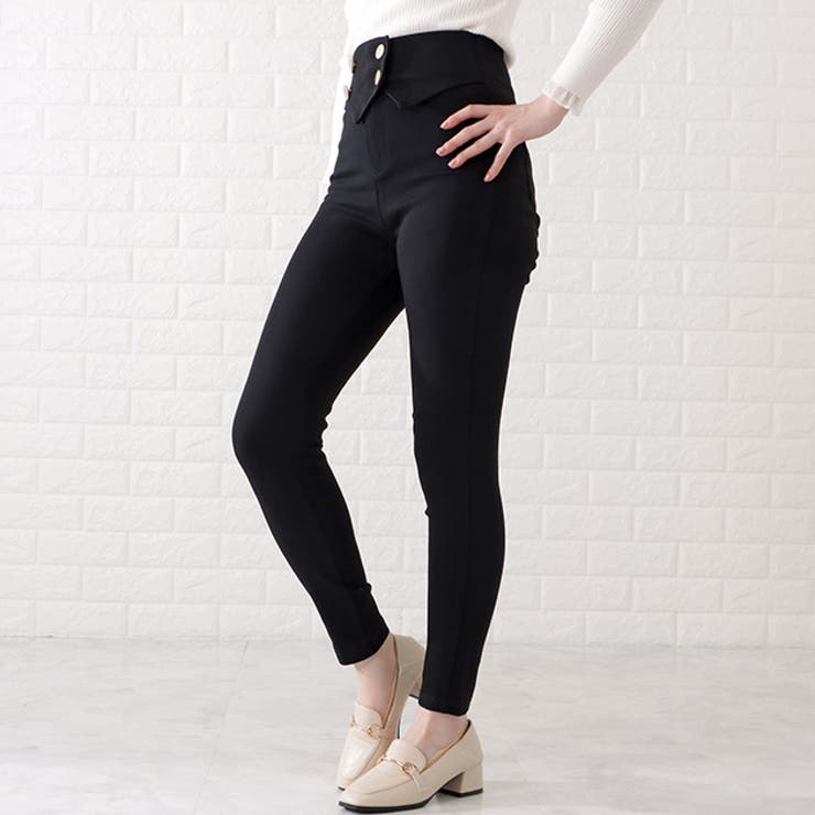 ボタンベルトストレッチスキニーパンツ 女性 レディース[品番：LCLW0004288]｜レースレディース （レースレディース）のレディース ファッション通販｜SHOPLIST（ショップリスト）