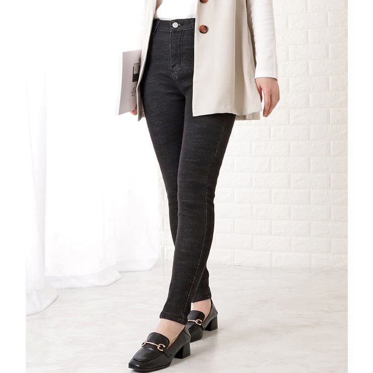 裏起毛ストレッチデニムパンツ 女性 レディース | レースレディース  | 詳細画像6 