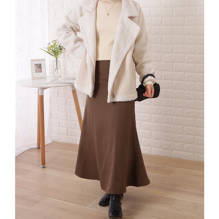 ボア付きフェイクムートンテーラード風ジャケット 女性 レディース | レースレディース  | 詳細画像4 