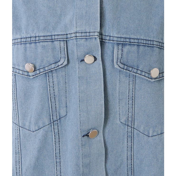 デニムドッキングフーデットスウェットコート 女性 レディース | レースレディース  | 詳細画像20 