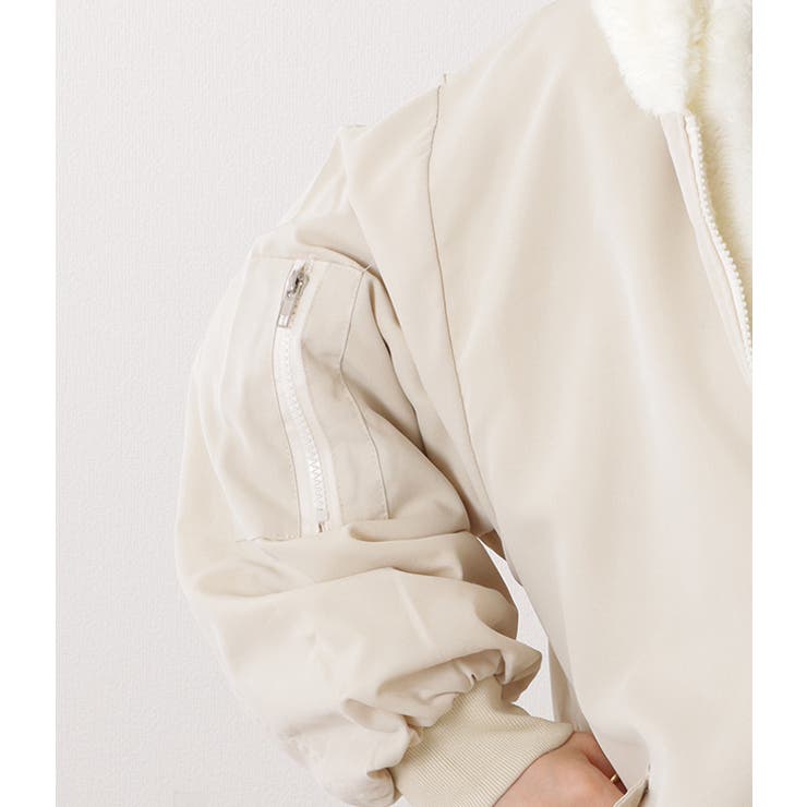 リバーシブルフーデットMA 1ゆるジャケット 女性 | レースレディース  | 詳細画像16 