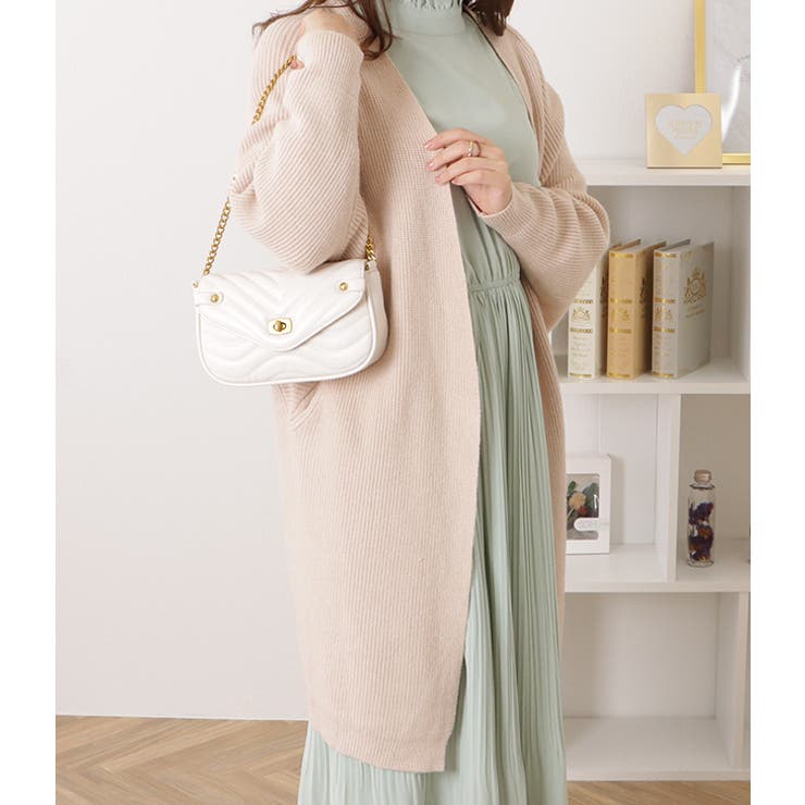 ドルマンスリーブロングニットコーディガン 女性 レディース | レースレディース  | 詳細画像14 