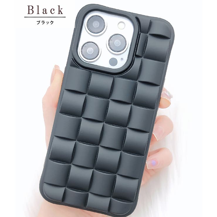 立体メッシュ風シリコンカラーiPhoneケース 女性 レディース | レースレディース  | 詳細画像4 