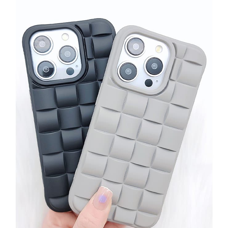 立体メッシュ風シリコンカラーiPhoneケース 女性 レディース | レースレディース  | 詳細画像5 