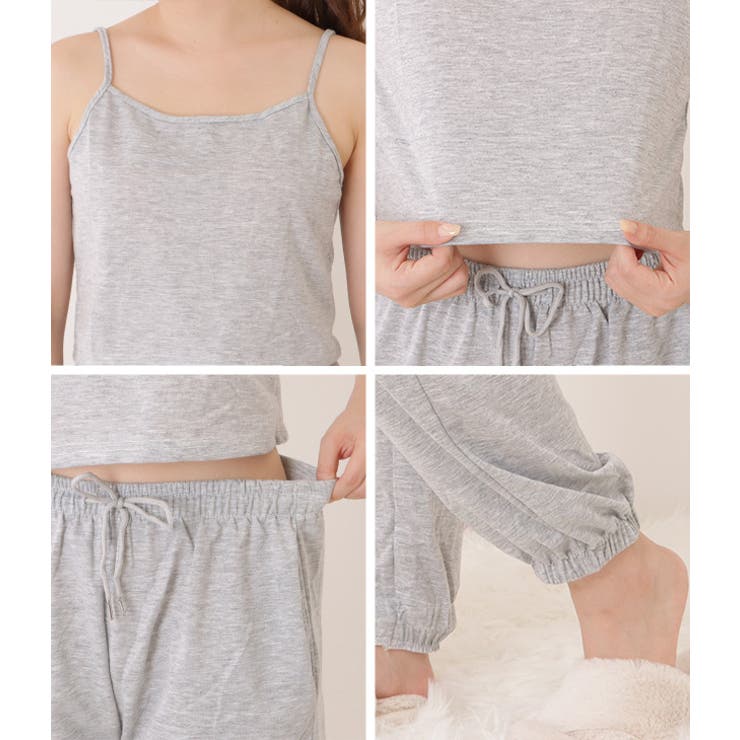 キャミソール×イージーボトム×パーカーリラクシーセット 女性 レディース | レースレディース  | 詳細画像17 