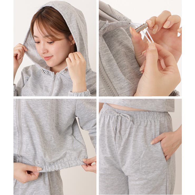 キャミソール×イージーボトム×パーカーリラクシーセット 女性 レディース | レースレディース  | 詳細画像19 