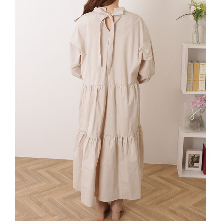 バンドカラー ロング ギャザー | レースレディース  | 詳細画像17 