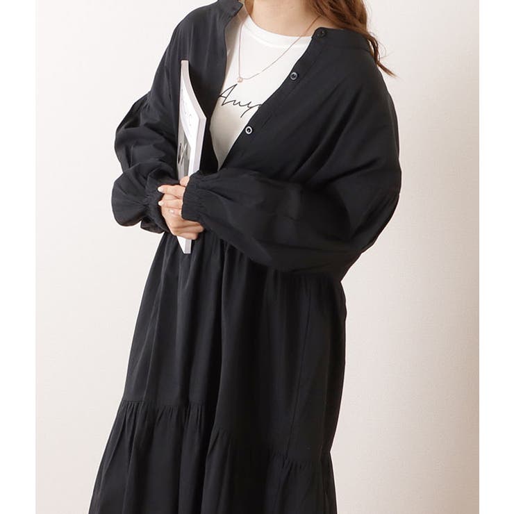 バンドカラー ロング ギャザー | レースレディース  | 詳細画像6 